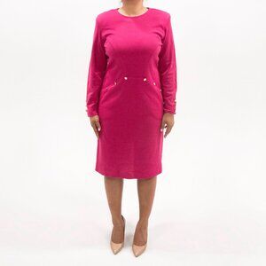Vintage Sweater Midi Dress